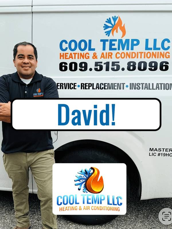 Cool Temp personalized review request showing the customer's name David